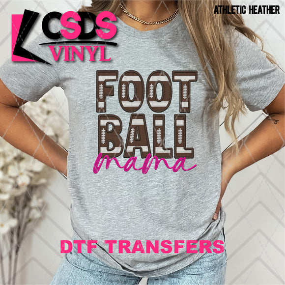 DTF Transfer - DTF004844 Football Mama Faux Embroidery