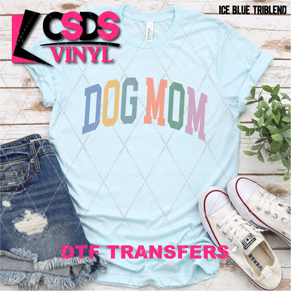 DTF Transfer - DTF004882 Dog Mom Varsity Colors