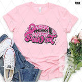 DTF Transfer - DTF004923 Pink Out Faux Glitter/Sequins Football