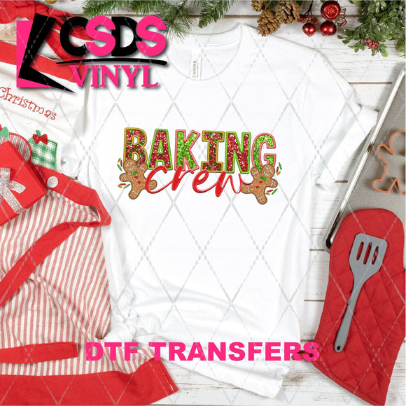 DTF Transfer - DTF004959 Baking Crew Faux Embroidery/Sequins