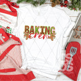 DTF Transfer - DTF004959 Baking Crew Faux Embroidery/Sequins