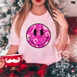 DTF Transfer - DTF004996 Candy Cane Smile Faux Glitter