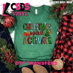 DTF Transfer - DTF005042 Christmas Spirit Activate