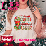 DTF Transfer - DTF005061 I Run on Coffee and Christmas Cheer