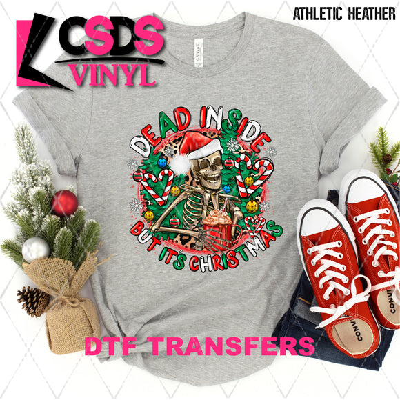 DTF Transfer - DTF005064 Dead Inside but It's Christmas