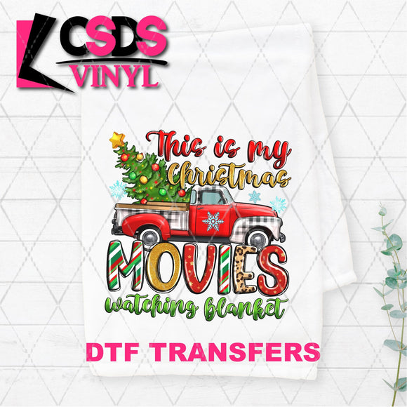 DTF Transfer - DTF005066 This is My Christmas Movies Watching Blanket