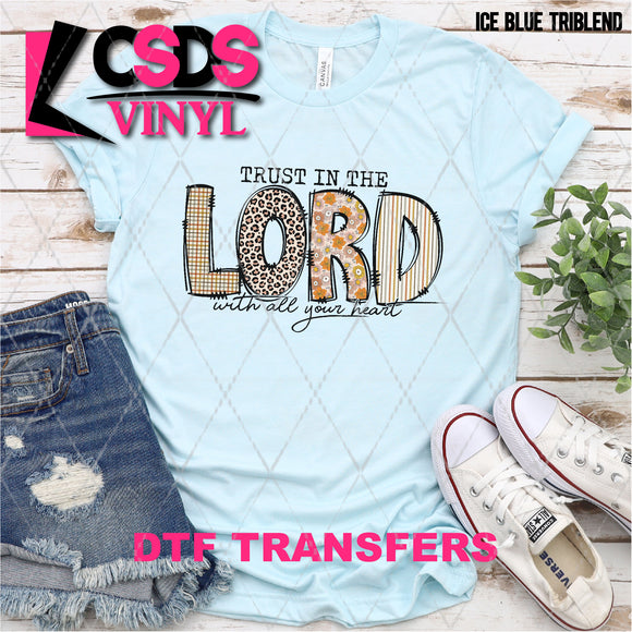 DTF Transfer - DTF005088 Trust in the Lord