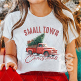 DTF Transfer - DTF005098 Small Town Christmas Vintage Truck