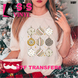 DTF Transfer - DTF005100 Christmas Ornaments