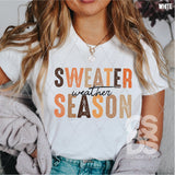 DTF Transfer - DTF005105 Fall Sweater Weather Season