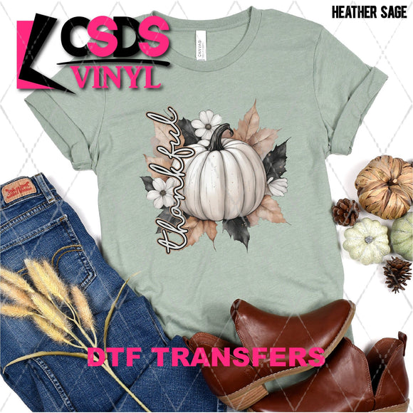 DTF Transfer - DTF005109 Thankful Pumpkin Watercolor