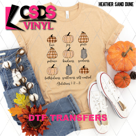 DTF Transfer - DTF005112 Galations Pumpkins