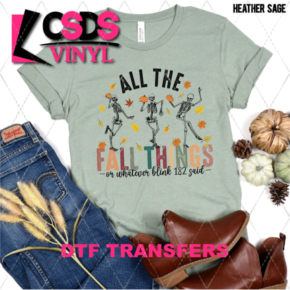 DTF Transfer - DTF005113 All the Fall Things