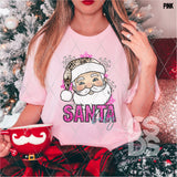 DTF Transfer - DTF005117 Santa Baby Faux Glitter/Sequins