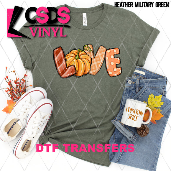 DTF Transfer - DTF005372 Fall Love with a Pumpkin