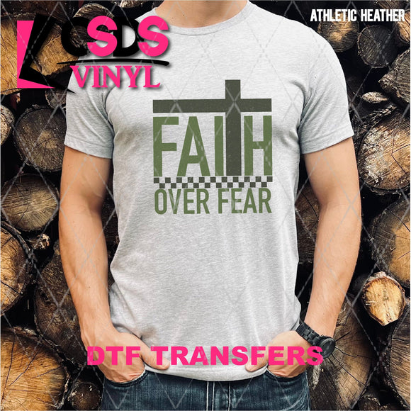 DTF Transfer - DTF005402 Faith Over Fear