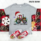 DTF Transfer - DTF005408 Merry Christmas Festive Tractor