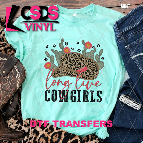 DTF Transfer - DTF005420 Long Live Cowgirls