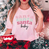DTF Transfer - DTF005438 Santa Santa Santa Baby