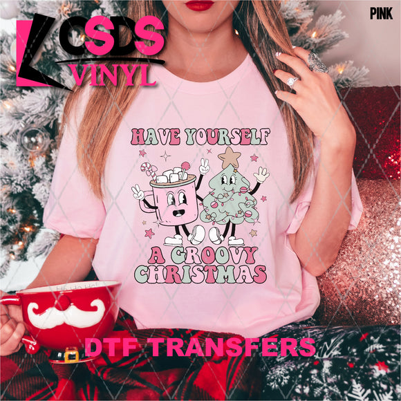 DTF Transfer - DTF005444 Have Yourself a Groovy Christmas