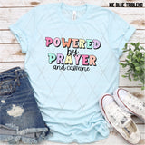 DTF Transfer - DTF005462 Powered By Prayer and Caffeine