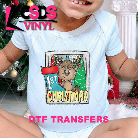 DTF Transfer - DTF005490 1st Christmas