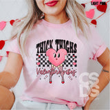 DTF Transfer -  DTF005520 Thick Thighs Valentine Vibes