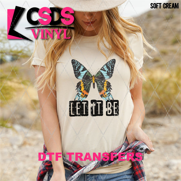 DTF Transfer -  DTF005551 Let It Be Butterfly