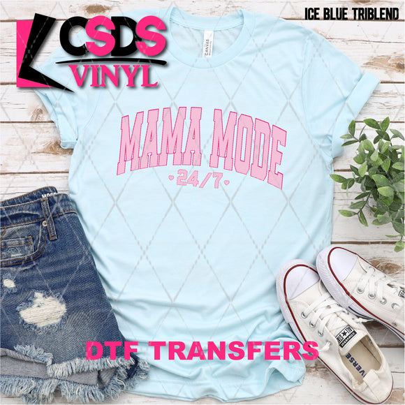 DTF Transfer -  DTF005589 Mama Mode 24/7 Varsity