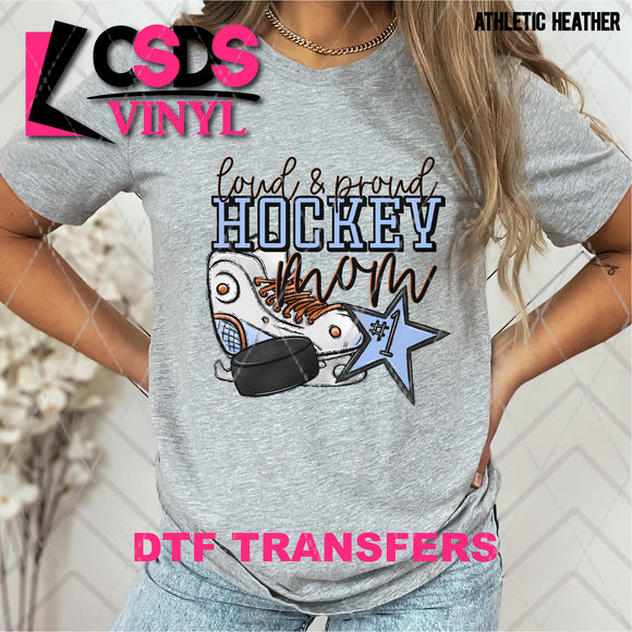 DTF Transfer -  DTF005637 Loud & Proud Hockey Mom