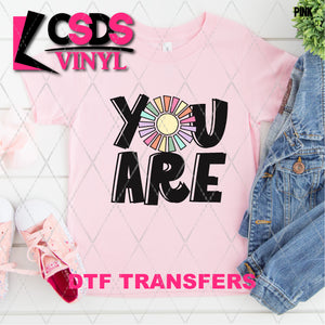 DTF Transfer -  DTF005691 You Are Affirmations Pocket