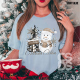 DTF Transfer -  DTF005760 North Pole Winter Vibes Snowman