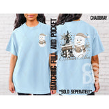 DTF Transfer -  DTF005760 North Pole Winter Vibes Snowman