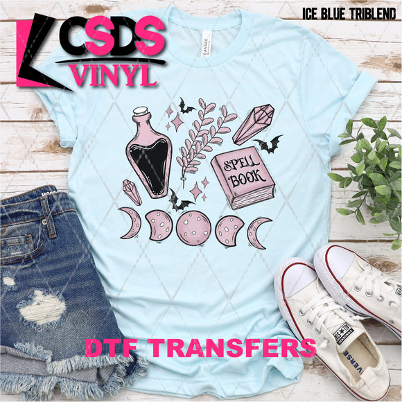DTF Transfer -  DTF005771 Spell Book and Things