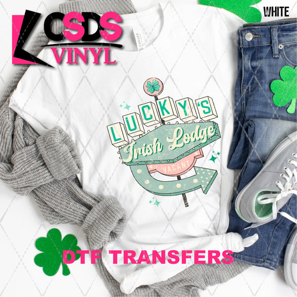 DTF Transfer -  DTF005843 Lucky's Irish Lodge