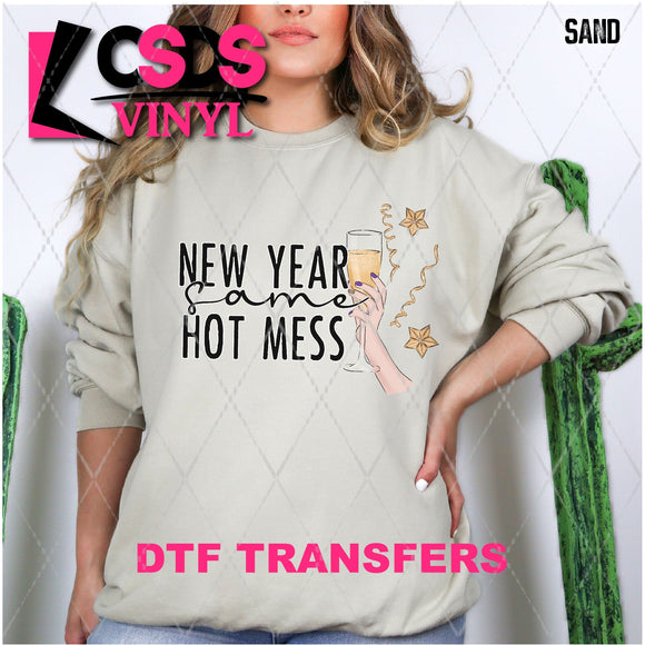 DTF Transfer - DTF005870 New Year Same Hot Mess 1