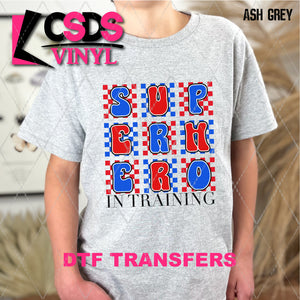 DTF Transfer - DTF005886 Superhero in Training Red Blue