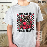 DTF Transfer - DTF005887 Mr Steal Your Heart Raccoon