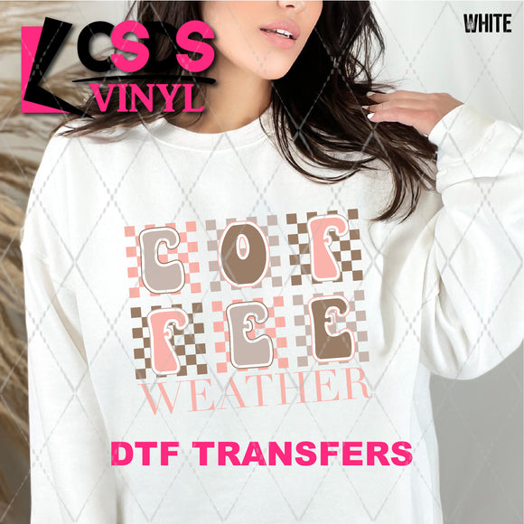 DTF Transfer - DTF005898 Coffee Weather