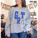 DTF Transfer - DTF006253 Sporty Mascot Gators Blue White