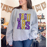 DTF Transfer - DTF006356 Sporty Mascot Jaguars Purple Gold