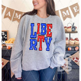 DTF Transfer - DTF006394 Sporty Mascot Liberty Blue Red