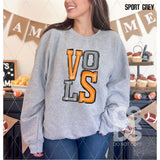 DTF Transfer - DTF006671 Sporty Mascot Vols Orange Dark Gray