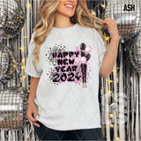 DTF Transfer - DTF006752 Happy New Year 2024 Sleeve