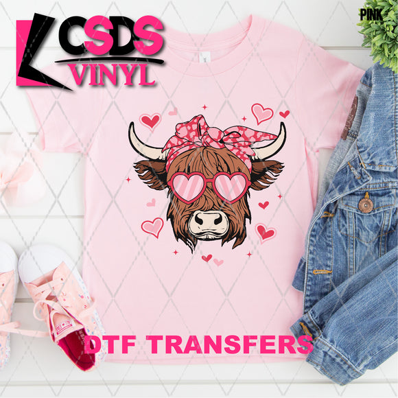 DTF Transfer - DTF006785 Valentine Cow