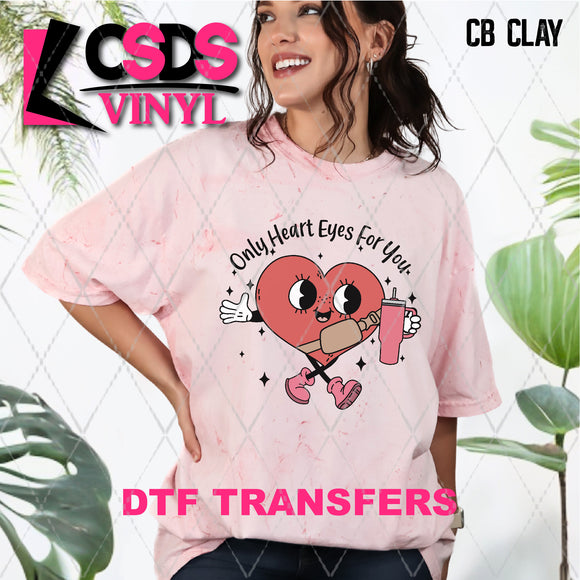 DTF Transfer - DTF006817 Retro Only Heart Eyes for You