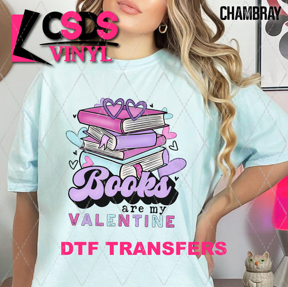 DTF Transfer - DTF006849 Books are My Valentine