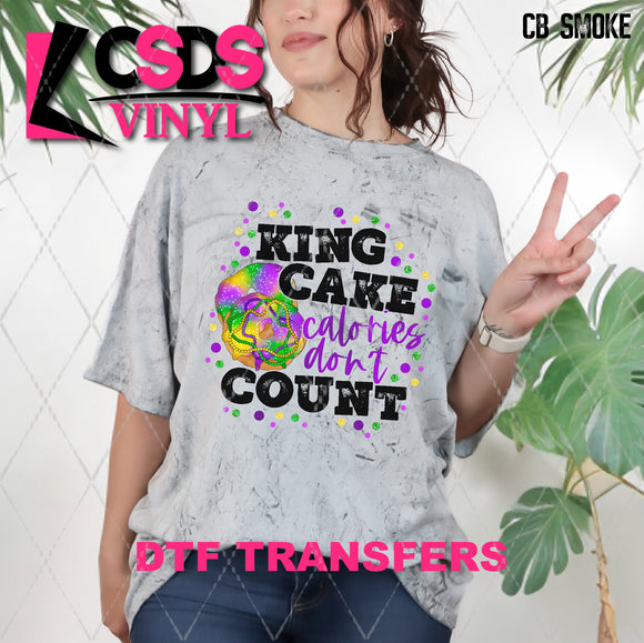DTF Transfer - DTF006875 King Cake Calories Don't Count