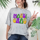 DTF Transfer - DTF006876 Wavy Mardi Gras