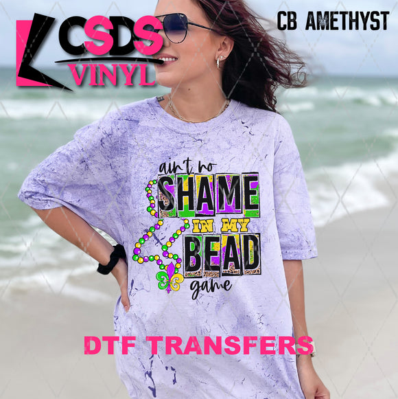 DTF Transfer - DTF006880 Ain't No Shame in My Bead Game